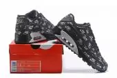 nike hommes air max 90 ultra lux casual chaussures sign black